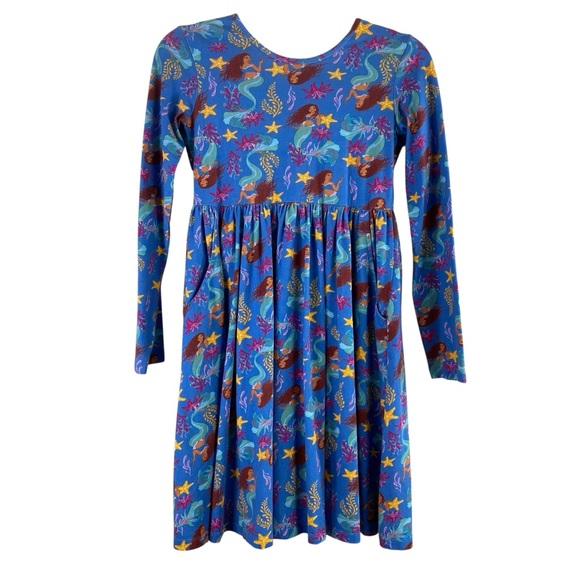 Hanna Andersson Other - Hanna Anderson x Disney Live-Action Cartoon Ariel Little Mermaid Dress Sz 12